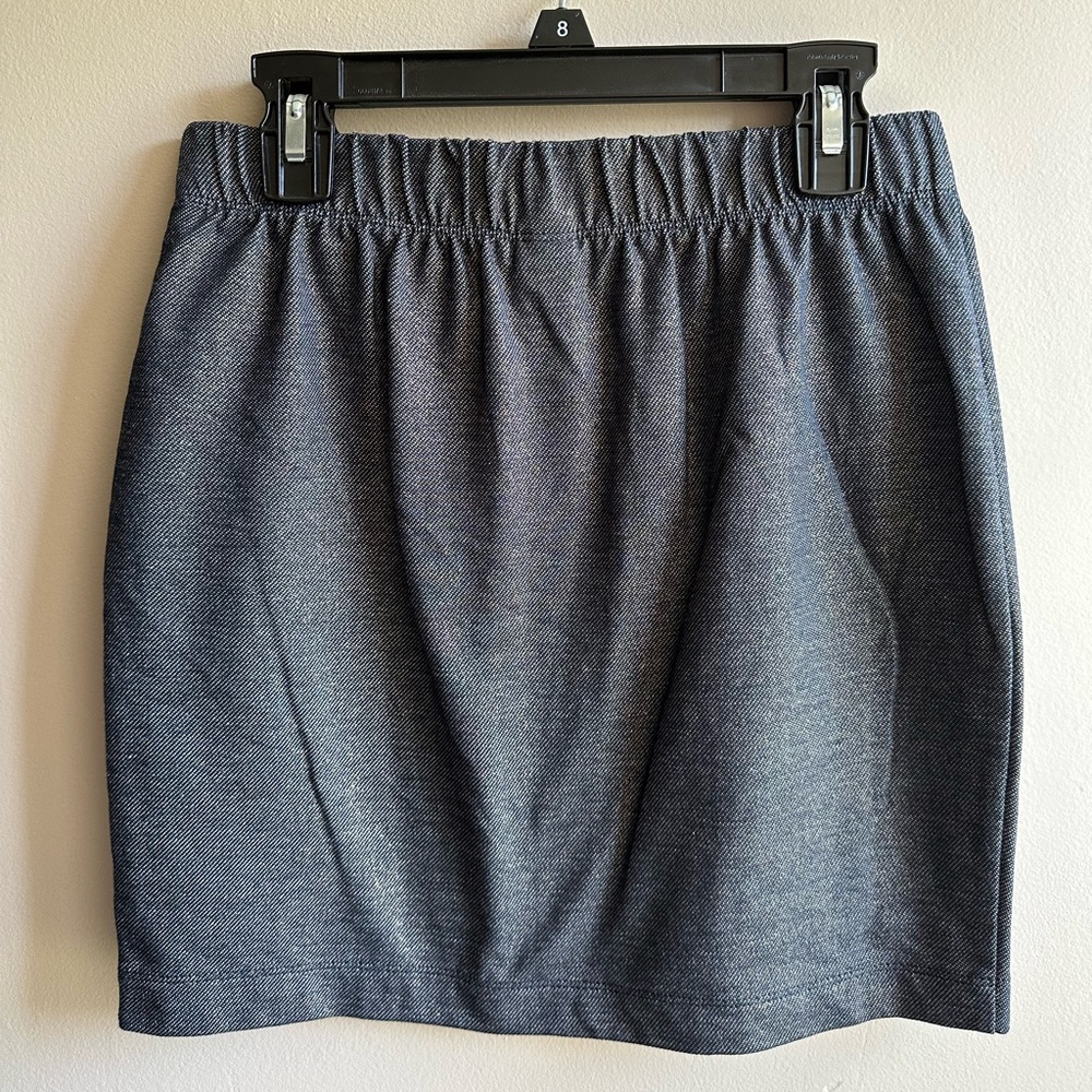 Xhiltration black mini skirt with gold sparkle